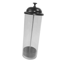 Clear Straw Dispenser with Lid Acrylic Drinking Straw Holder for Kitchen and Wide Application