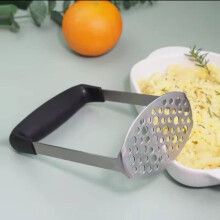 Heavy Duty Stainless Steel Potato Ricer and Masher with Ergonomic Comfort Grip for Smooth Results