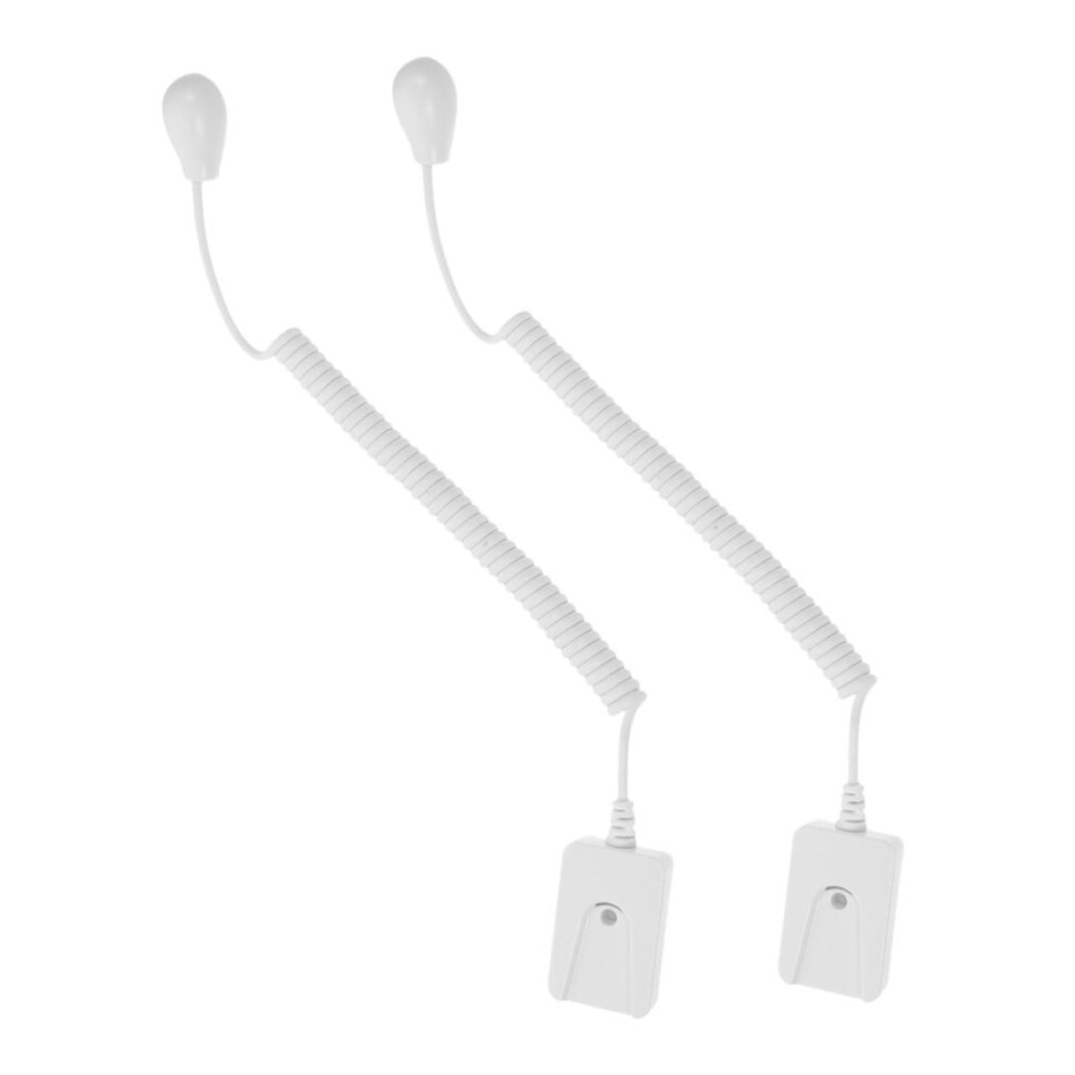 Retractable Remote Holder With Strong Adhesive Mount And Antilost Tether Cable For Tv And Phone 9070919196737