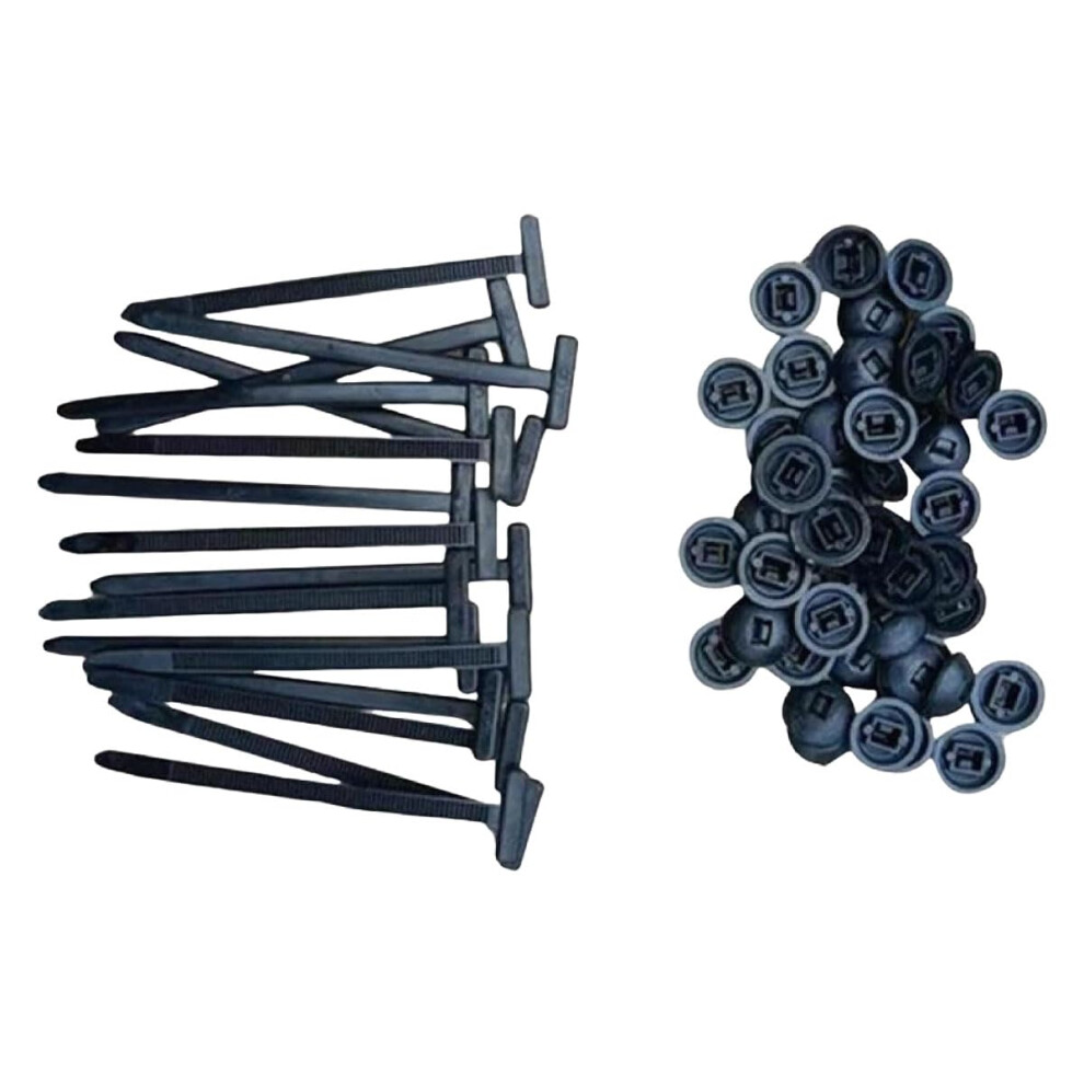 100Pcs Heavy Duty Selflocking Uv Resistant Nylon Cable Ties And Zip Ties For Automotive Fixing 9113335149236