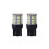 2pcs 7443 64-SMD White 6000K LED Reverse Brake Stop Tail Bulbs 2