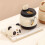 Panda Automatic Toothpick Holder Press Type Dispenser Black for Home Dining Table and Restaurant 5
