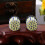 2pcs 7443 64-SMD White 6000K LED Reverse Brake Stop Tail Bulbs 6