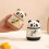 Panda Automatic Toothpick Holder Press Type Dispenser Black for Home Dining Table and Restaurant 3