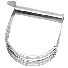 Stainless Steel Pastry Blender Dough Cutter for Baking with Ergonomic Handle and Easy Clean Design