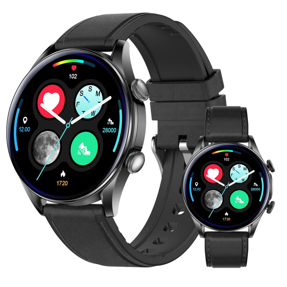 Smartwatch With Call Function, 1.32 Inch Hd Touch Screen, Waterproof Fitness Tracker For Android Ios 9070919197765