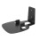 Metal Speaker Wall Mount Bracket Adjustable for Bookshelf Loudspeakers Space Saving Black 1