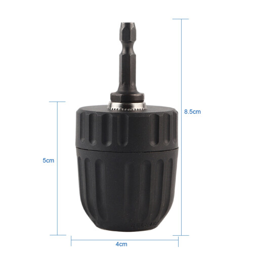 3/824UNF Keyless Drill Chuck Clip with 0.810MM Hex Shank Adapter 1