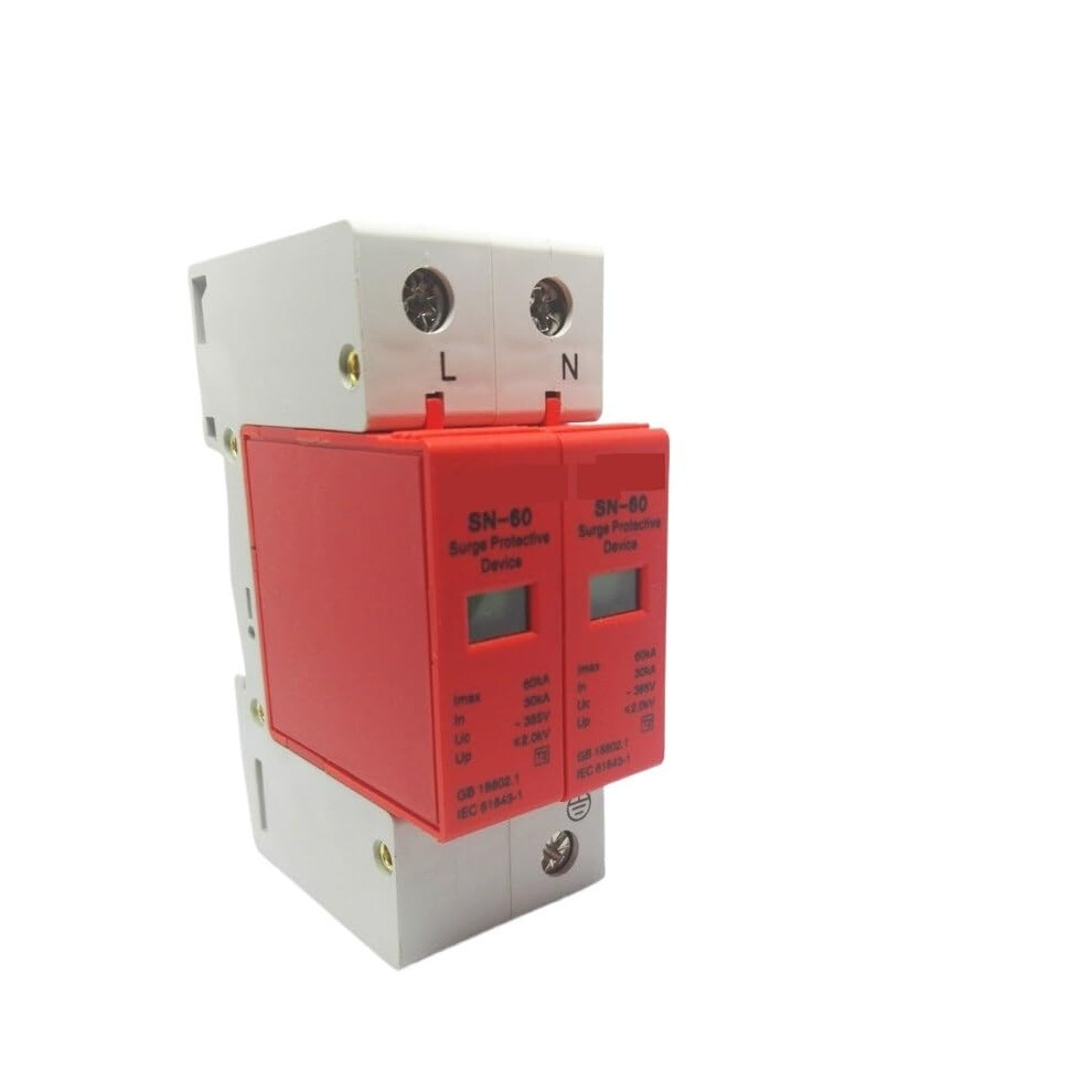 1P+N Surge Protection Device 385V 30Ka 60Ka Capacity Residential Surge Arrester 9070919197949