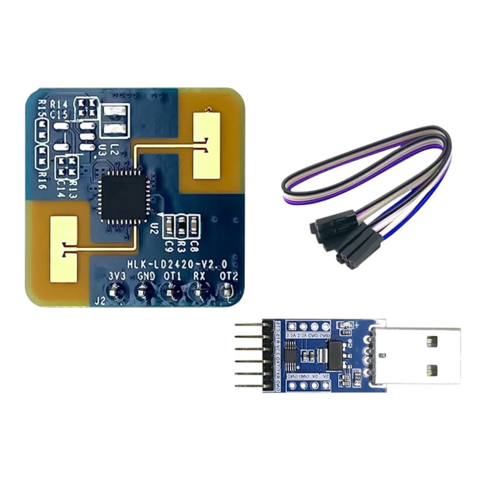 HLKLD24120 24GHz Human Presence Sensor with  Sensitivity Micro Motion and NonContact Heartbeat Detection
