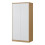 Schrank - Modern - 2 Türen - MDF - Eiche-Effekt - 4 Regale - 176x80x52 cm 1