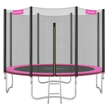 Trampoline - 305 cm - Roze - Veiligheidsnet - Capaciteit 150 kg - Buiten