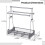 Picnic Caddy with Handle, Modular Kitchen Organizer for Flatware, Condiments and Paper Towels 5