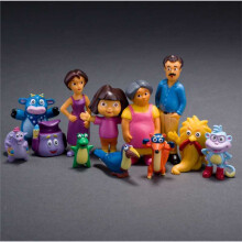 (Dora) Bubble Guppies And Dora The Explorer Model Ornament For Cake Decor Gift And Kids