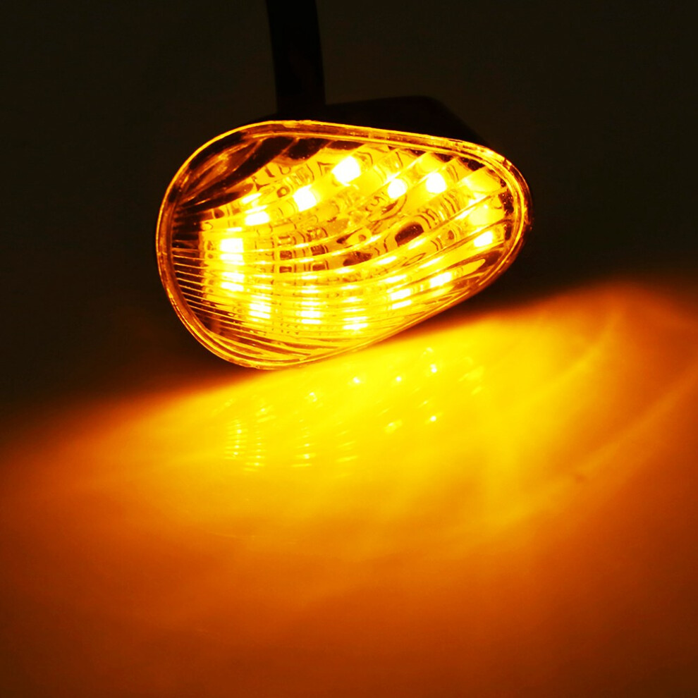 Yzf High - Quality R1 R6 R6s Led Indicator Lights - Clear Flush Mount Amber 5091382834630