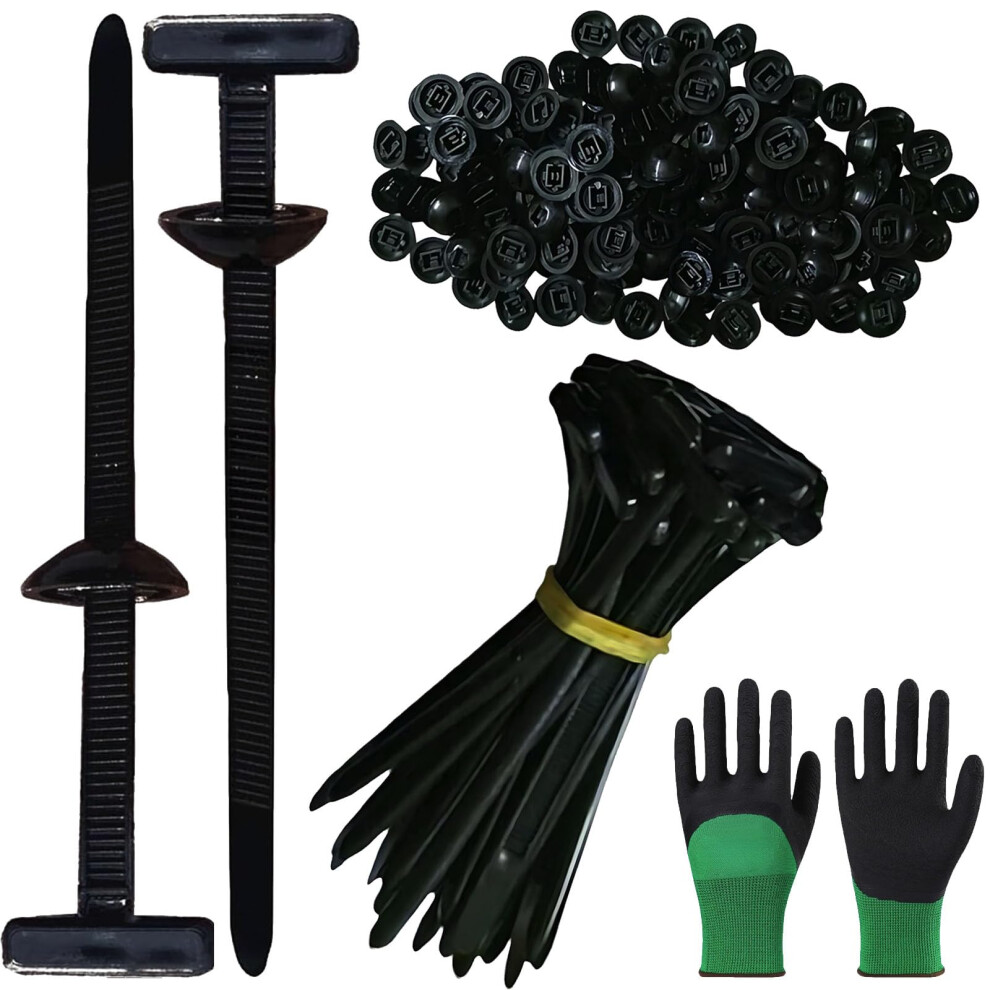 Heavy Duty Zip Tie Rivet 100Pcs Oneclick Selflocking Nylon Cable Ties Uv Resistant For Automotive 9113335150577