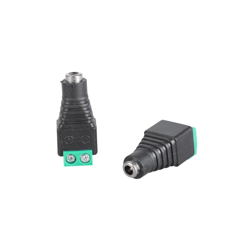 2Pcs 3.5Mm X 1.35Mm Male Female Dc Power Connector For Security Cameras Led Lights And Electronics 9113335150638