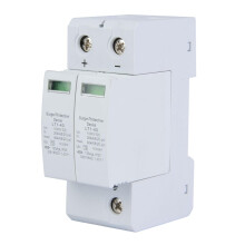 2P DC Photovoltaic Surge Protector 40KA Low Voltage Lightning Arrester for Solar Energy Systems
