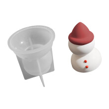 Christmas Santa Snowman Silicone Mold for Soap Chocolate Baking and Resin Crafts