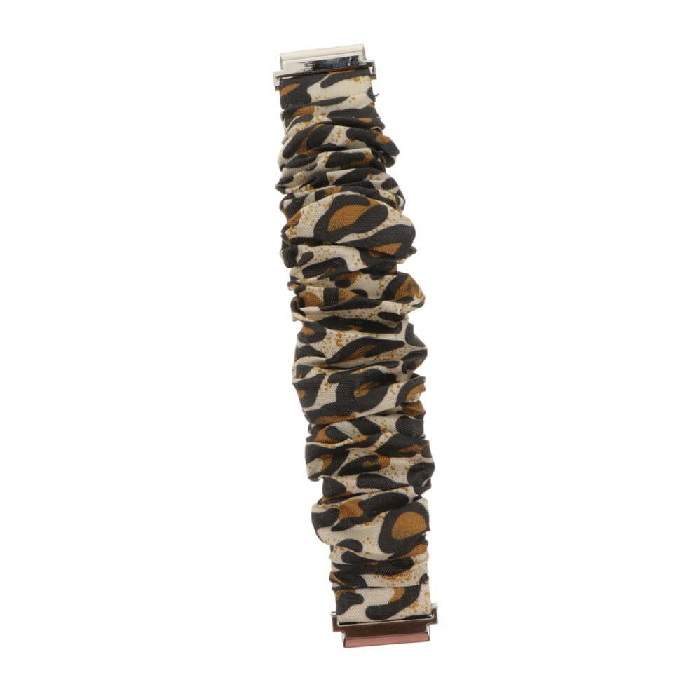 Watch Band Leopard Print Strap Comfortable Durable Adjustable Replacement for Fitbit Daily Wear