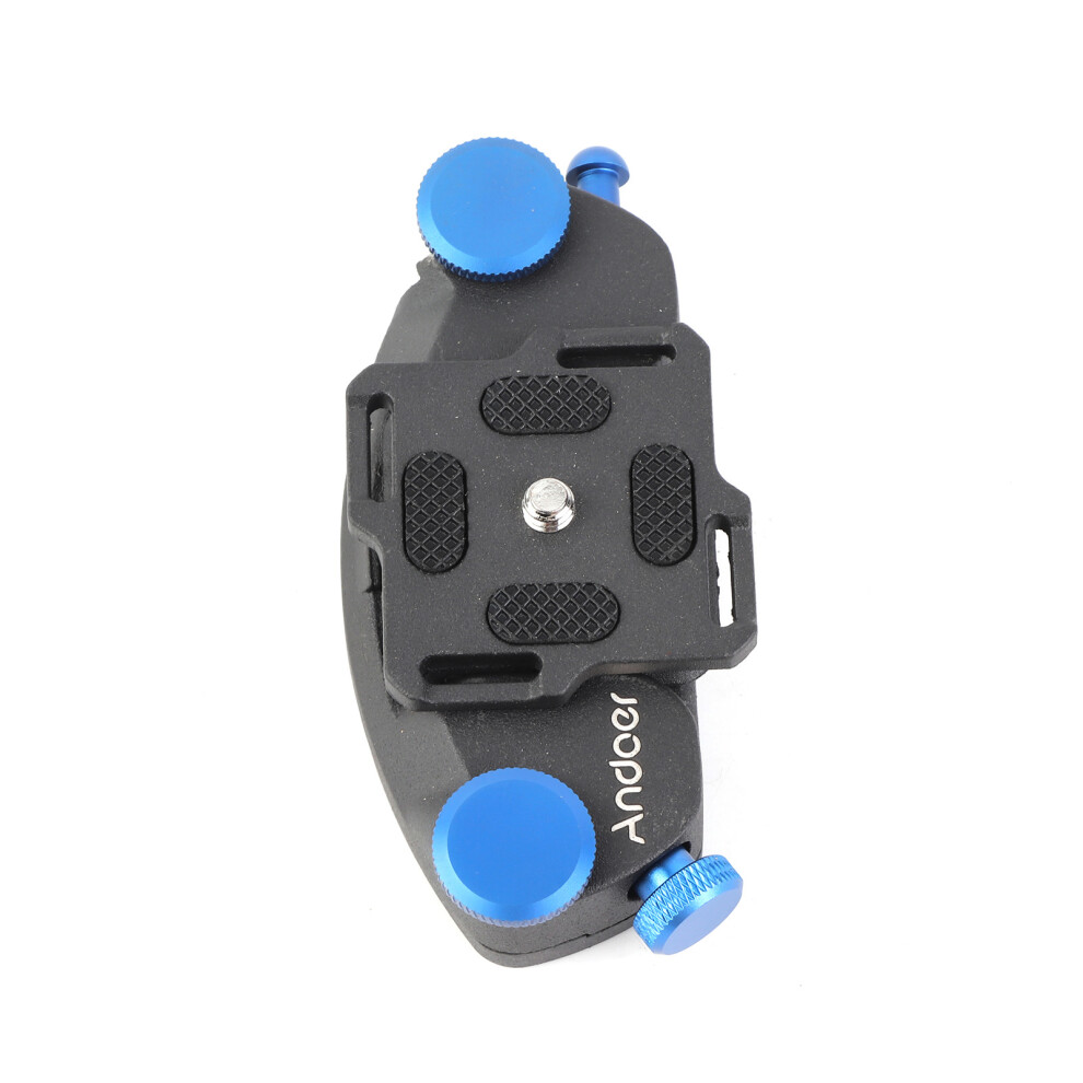 Aluminum Quick Release Camera Belt Buckle, 20Kg Load, Blue 5071382835585