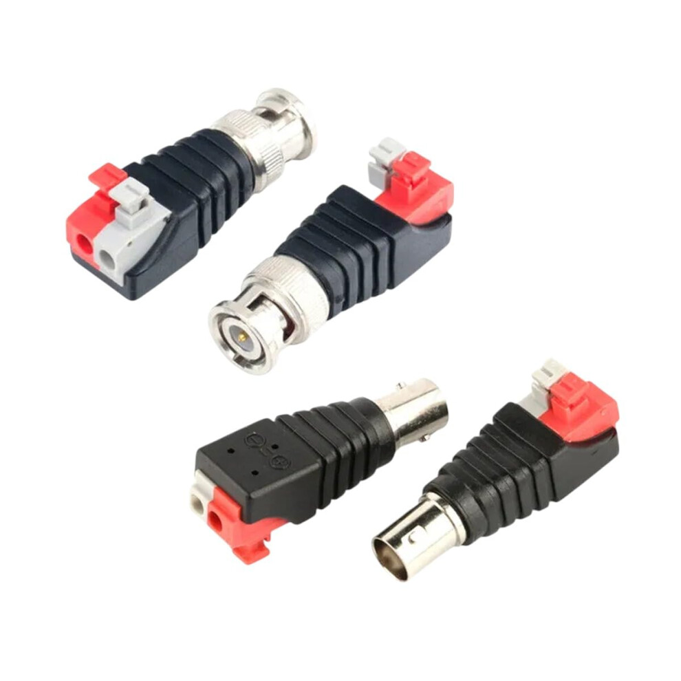 Q9 Bnc Connector For 755 Coax Cable, Nosolder Copper Core Plug For Cctv Camera 9113335151338
