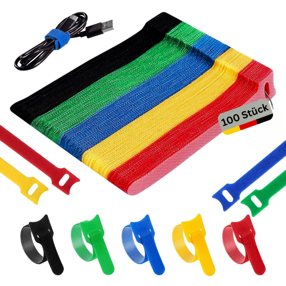 Reusable Nylon Cable Ties With Eyelet Lock 150Mm Black Pack Of 100 For Cable Management 9070919199332