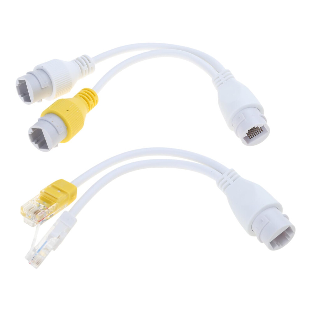 2 Way Ethernet Splitter Rj45 Network Cable Combiner For Dual Ip Cameras And Stable Signal 9113335151697