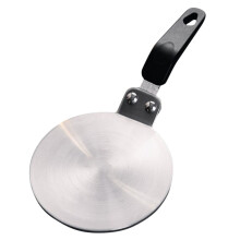 Induction Heat Diffuser Plate with Handle, Stainless Steel Converter for Even Heat Distribution