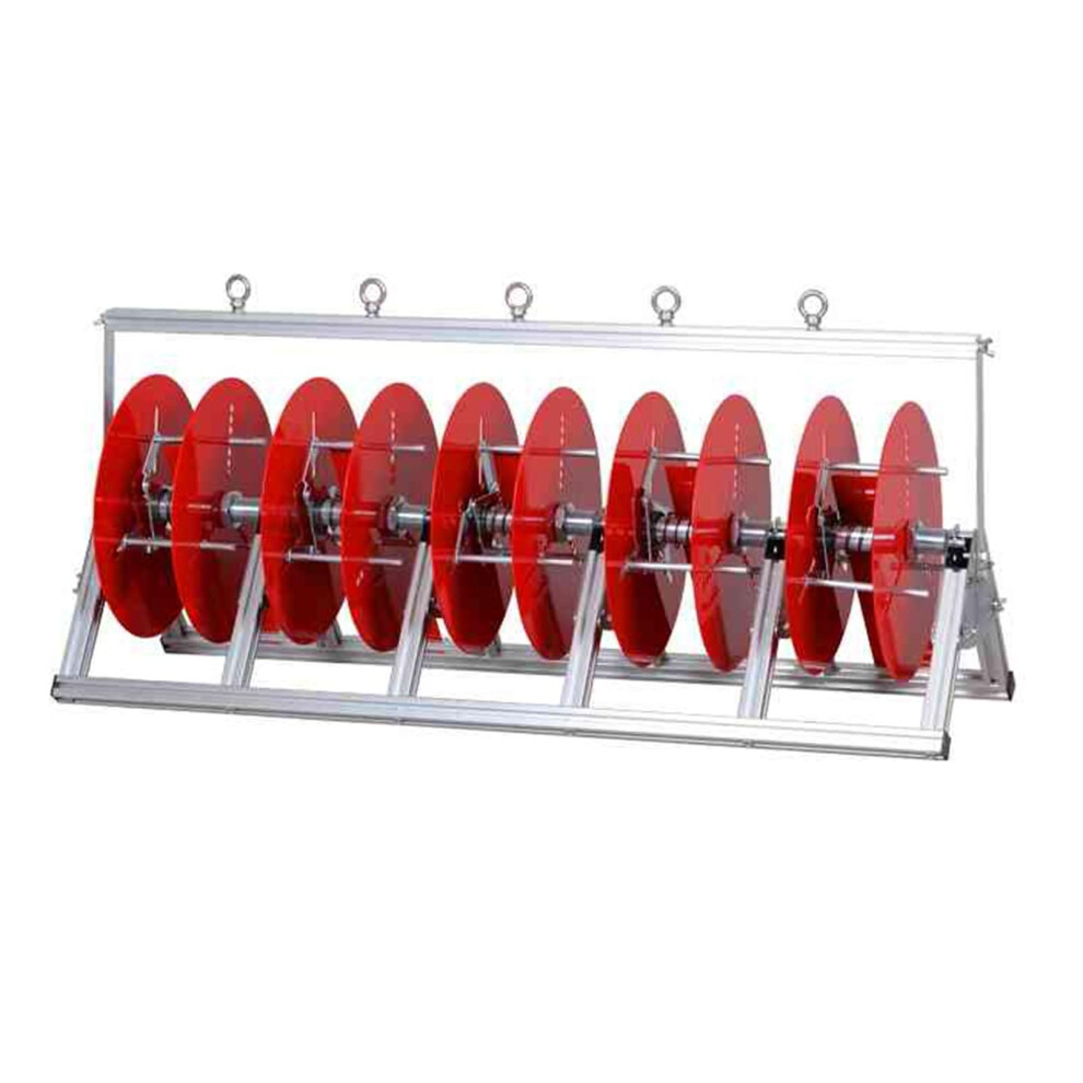 Wire Spool Rack With 5 Reels, Foldable Cable Reel Holder For Quick Replacement And Space Saving Storage 9113335151840