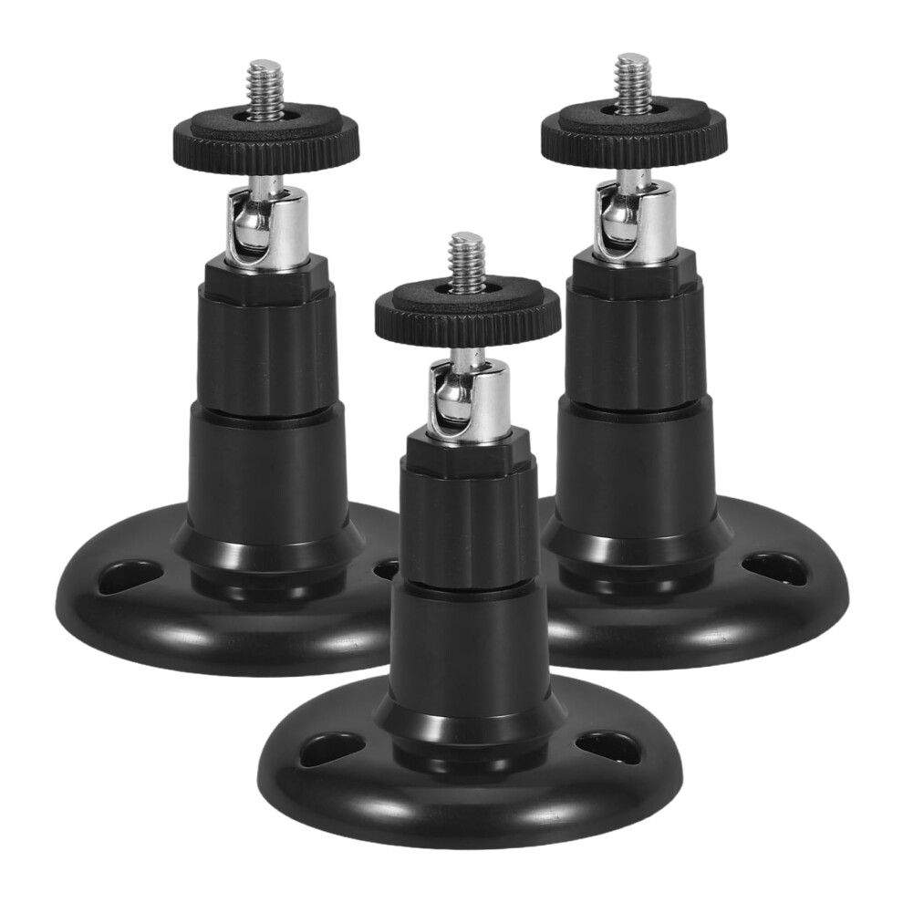 Security Camera Mount Bracket 3 Pack, Adjustable Multiangle Wall And Ceiling Holder For Indoor Outdoor Use 9070919199868