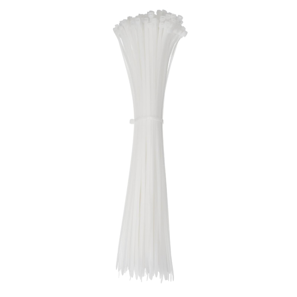 16 Inch Nylon Cable Ties 200Pcs Heavy Duty Zip Ties 53 Lbs Selflocking For Indoor Outdoor Use White 9070919199936