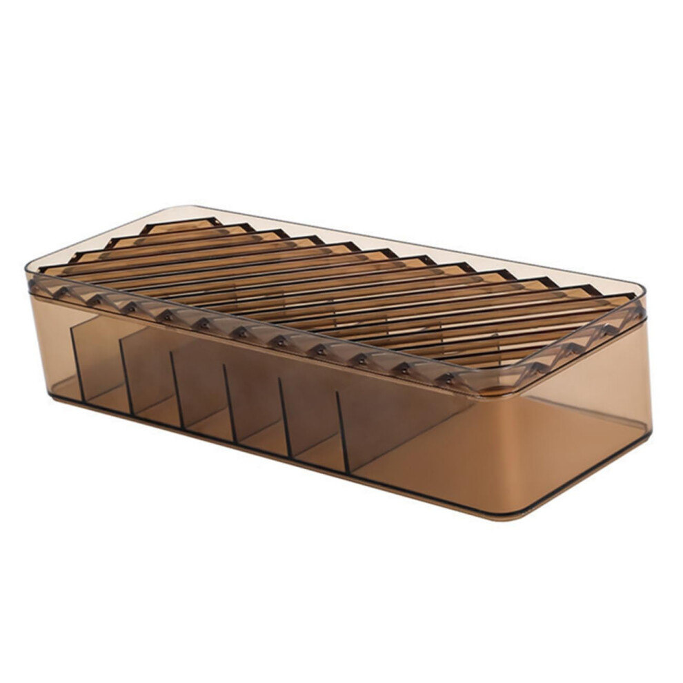 Cable Organizer Electronics Storage Box With Multicompartment Tangle Design For Desk And Travel 9070919200014