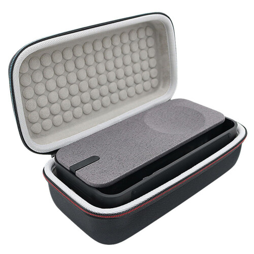 Shockproof Waterproof Portable Bluetooth Speaker Case with Soft Lining and Carry Handle for Travel 2