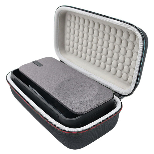 Shockproof Waterproof Portable Bluetooth Speaker Case with Soft Lining and Carry Handle for Travel 1