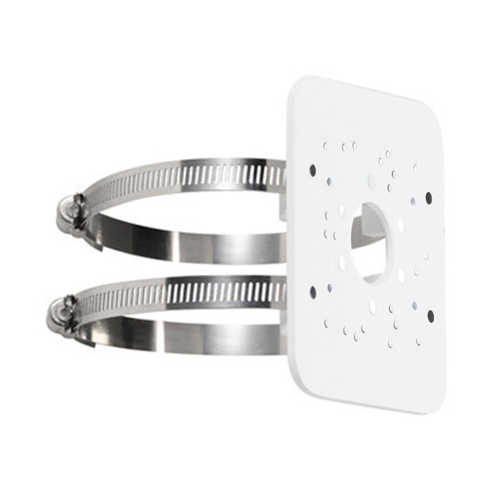 Weatherproof Stainless Steel Cctv Pole Mount Bracket For Outdoor Security Cameras Nodrill Install 9113335152557