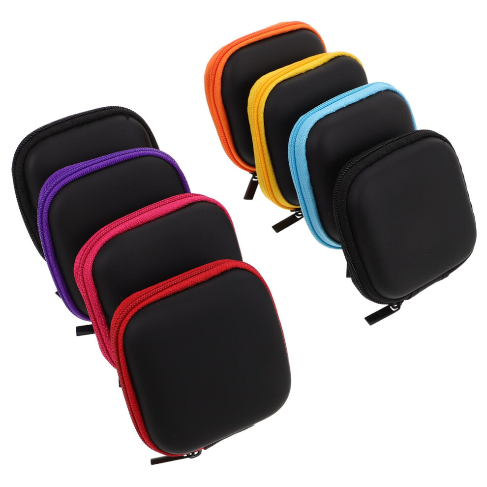 8Pcs Earphone Carrying Case And Cable Organizer Bag For Travel Electronics Accessories 9070919200656