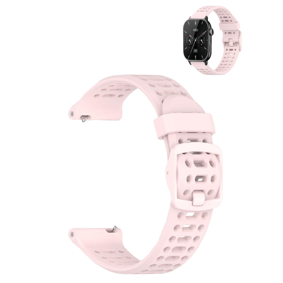 Smartwatch Band Silicone Sport Strap For Mfvlp Lc210 1.85 Inch, Quick Release Wristband Pink 9070919200885