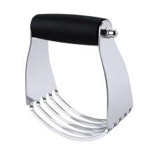 Stainless Steel Pastry Cutter and Dough Blender with Ergonomic Grip for Effortless Baking Ref: 7598