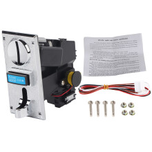 Smart Coin Acceptor For Vending Machines High Precision Counterfeit Detection CPU Based Memory Compatibility With Counters Multi Function Roll Down Me