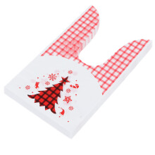 Bolsas para dulces de Navidad, rápidas y fáciles de usar, ecológicas, con cierre de cordón y asa. Multiusos, reutilizables para cumpleaños,