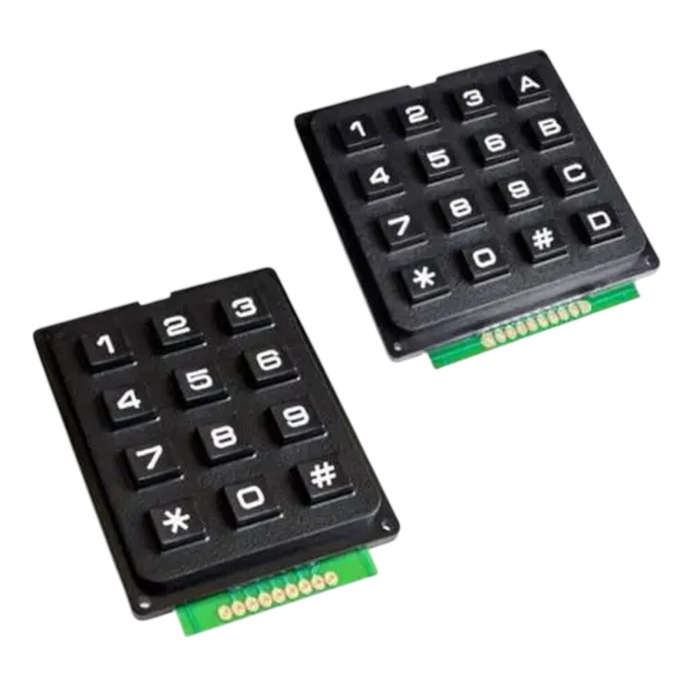 4X4 3X4 Matrix Keypad Module For Arduino And Microcontroller, Durable Easy Install Design 9070919201141