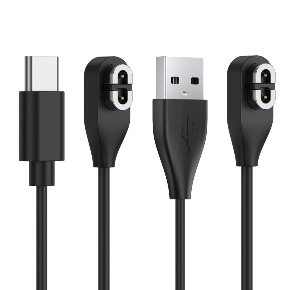 2 Pack Charging Cable Usb And Usbc For Shokz Aftershokz Aeropex Openrun Pro Opencomm 100Cm 9070919201493