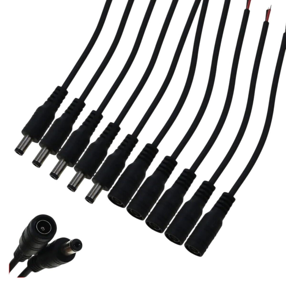 Dc Power Cable With Dc 2.1Mm X 5.5Mm Connector For Cctv Camera Dvr Led Strip 12V Adapter Router 9070919202261