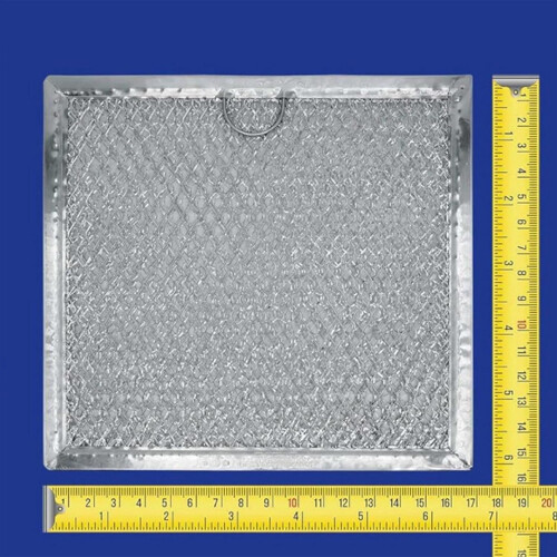 2Pcs Microwave Grease Filter Replacement Aluminum Mesh for Over the Range Microwave Oven 2