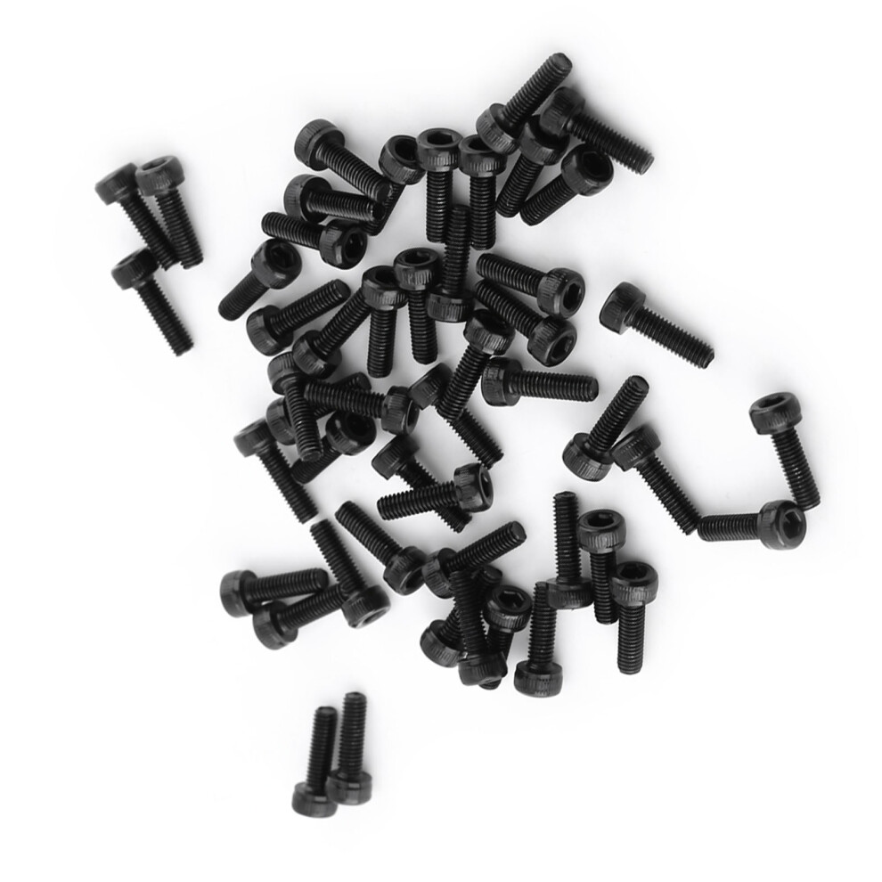 M3 Black Hex Socket Cap Head Screw Bolt Set 10Mm Fully Threaded 50Pcs Australia 4211382839430