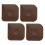 4Pcs Kitchen Scraper Set MultiFunctional Plastic Baking Scrapers for Cake Bread and NonScratch Cleaning 1