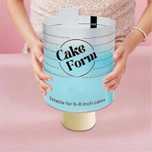 (As show, One size) Adjustable Round Ring Mould for Cake,Retractable Tools for Fondant,Mousse Cake Ring,Acrylic Ring,Cak