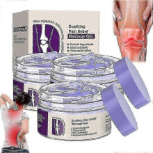 (As show, One size) 3pcs Joint Pain Gel Purple Gel for Joint Activities Throughout The Body, Soothing Knees, Lumbar, Neck, Hands and Feet