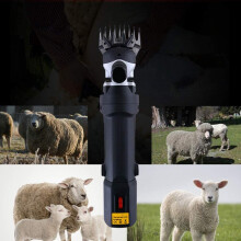 Power Electric Sheep Shears with Speed Motor, Ergonomic Grip for Thick Wool, Black